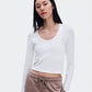 All-Day Ribbed Long-T