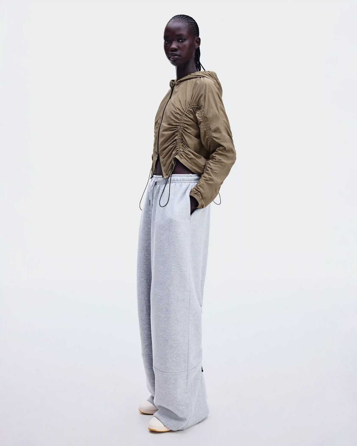 Ruched Lightweight Jacket